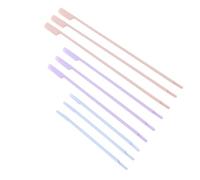 HOMOCONO Set 9 Pezzi Spatole per Trucco in Silicone Forma Curva e Facile da Pulire, Strumenti Cosmetici Colorati per Applicare Crema e Bellezza Colore Casuale