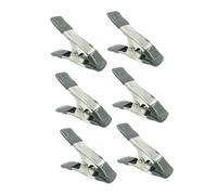 HOMOCONO Set da 6 Clip per Fondali in Ferro da 4 Pollici Design Ergonomico e Struttura Robusta, per Falegnameria e Modellismo