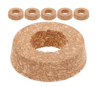 HOMOCONO Set da 6 Tappi in Sughero Design e Sagomato per Idroponico con per Crescita Piante in Bottiglie di Vetro e Terrari su Mensole