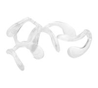 HOMOCONO Silicone Eyeglass Nose Pads, 5 Pezzi, Bianco, per Frames e Decorative Glasses, Refresh Frames