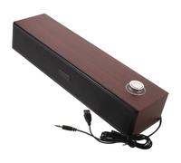 HOMOCONO Sound Bar Speaker Vintage Retro per PC e Proiettore | Connessione Plug-in, Plastico e Lega, Formato Compatto per Dormitorio e Boutique