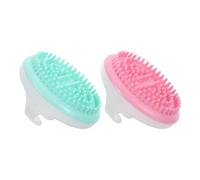 HOMOCONO Spazzola Massaggiante Snellente per Corpo 2 Pezzi, Design Compatto e Portatile in Tpr e Abs, Superficie Ampia per Massaggio Anticellulite Femminile