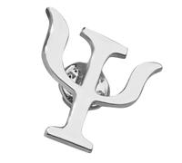 HOMOCONO Spilla Distintivo in Lega Argento Design Psicologico Unico, Resistente allo Sbiadimento, Versatile per Maglioni e Zaini, Accessorio Vintage per Studenti e Uomini