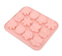 HOMOCONO Stampo Facile da Sformare in Silicone Riutilizzabile per Caramelle a Forma di Girasole e Tulipano 12 Cavità per Dolci e Cioccolatini