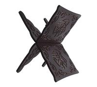 HOMOCONO Supporto per Libro del Corano in Legno Marrone Intagli Artistici Elegante e Versatile per Luoghi di Culto e Preghiera