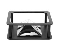 HOMOCONO Supporto Portatile per Proiettore Smartphone in Abs Nero Modalità Multiple di Proiezione e Immagini Olografiche 3d Realistiche, per Uso Mobile