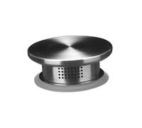 HOMOCONO Tappo Filtrante in Acciaio Inossidabile per Brocca d'Acqua - Coperchio di Ricambio Antispruzzo con Scarico per Versare Bevande - Adatto per Caraffe in e Lattine di Succo