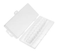 HOMOCONO Unghie Finte Trasparenti senza Tracce 240 Pezzi Copertura Completa Unghie Artificiali Corte Stile Mandorla Accessori per Manicure Fai da Te Professionale per Feste e Uso