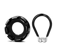 Homord Tiraraggi Bici Universale, Bicicletta Tiraraggi, 2 Pezzi Bicicletta Chiave Tiraraggi 6 in 1 Tira Raggi Regolazione dei Cerchioni 10-15G/14G - Nero