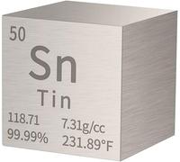 Homostarry - Cubo da 3,8 cm, densità metallica, 99,95%, strumento didattico, regalo per studenti, insegnanti, amanti della scienza, chimica, collezione di hobby, fai da te, esperimenti di laboratorio