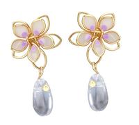 Homoyoyo 1 Paio Di Orecchini A Forma Di Fiore Di Ciliegio Orecchini Pendenti A Forma Di Fiore Orecchini Pendenti Da Donna Orecchini Personalizzati Orecchini Pendenti Da Donna