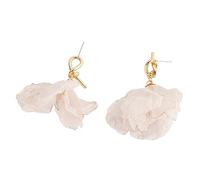 Homoyoyo 1 Paio Orecchini Di Fiori Stalloni Per Orecchini Ciondolo Per Le Orecchie Delle Donne Orecchio Di Moda Penzolante Goccia Dell'orecchio Della Donna Orecchino Fiore Donna Rosa