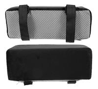 Homoyoyo 1 Paio Rialzo Schiuma ergonomico Imbottiture per Le Braccia Piccolo braccioli per sedie da Ufficio Fornitura Sedia bracciolo per Sedia da Ufficio Comodi braccioli Cotone pp Nero
