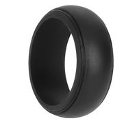 Homoyoyo 1 Pezzo anello in silicone maschio Uomini nozze silicio dito Freddo accessori sportivi anelli di presa per gli esercizi decorazione delle dita in gomma Nero