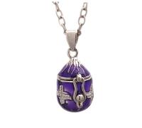 Homoyoyo 1 Pz Auguro ciondolo mini memoriale animale domestico collana gioielli di cenere gioielli per la cremazione degli animali domestici ciondolo commemorativo rame Viola,porpora
