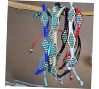 Homoyoyo 1 Pz fascia da braccio alla moda amicizia Braccialetti colorati di perline Braccialetti per le donne catena tallone Braccialetto bracciale bohémien Frauen Armband Corda intrecciata