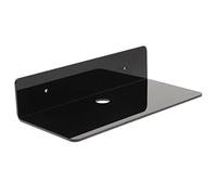 Homoyoyo 1 Pz Portaoggetti attaccapanni cameretta kitchen storage rack grucce per portasaponetta mensola da parete cremagliera tom ripiano per la casa rack per altoparlanti Acrilico Black