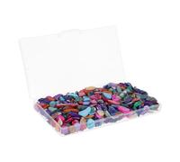 Homoyoyo 1 Scatola di Conchiglie Frantumate Conchiglie Ornamentali per Acquari Conchiglie di Forma Unica per Acquari Conchiglie Frantumate Conchiglie di Forma Irregolare Frammenti di
