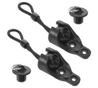 Homoyoyo 1 set Bungee per Tende Kit Accessori con Ganci e Terminali per Serrature Antivento Resistente e Facile da Usare per Blinds Ventosi