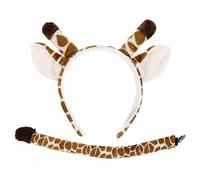 Homoyoyo 1 Set Costume Giraffa con Cerchietto e Accessorio Cosplay per Materiale Sicuro e Confortevole Fatti Mano Unici per Halloween