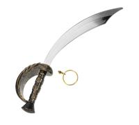 Homoyoyo 1 Set giocattolo con coltello da pirata Halloween costume da pirata cosplay orecchini accessori pirata costumi puntello delle spade dei pirati spade cosplay plastica