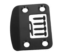 Homoyoyo 1 Set Pezzo Guida Del Bocchetta Porta Bocchetta Porta in Acciaio Inox Piatto Attacco Del Telaio Della Porta Piatti Dell'attaccante Nero Acciaio Inossidabile