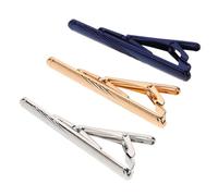 Homoyoyo 1 Set Set Di Fermacravatta Testimoni Dello Sposo Classico Nozze Accessori Per Cravatte Da Uomo Clip Fermacravatta Clip Per Colletto Della Camicia Rame 3 Pezzi
