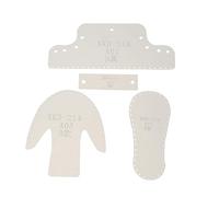 Homoyoyo 1 set Template Acrilico per Pendenti Kit DIY per Creazione Accessori Pelle Taglio per Pendenti Strumenti Artigianali Trasparenti per Personalizzazione Colore Assortito B