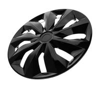 Homoyoyo 1 X Copricerchi Universali 15 Pollici in Plastica - Coprimozzi Per Auto - SUV e Camioncini Design Rosso Per Protezione e Stile Esterno
