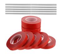 Homoyoyo 10 Nastro PVC Resistente per Legatura Piante con Punti Metallici Nastro Estensibile per Giardinaggio e Uso Interno ed Esterno per Legatrice Manuale Vigneto e Coltivazione