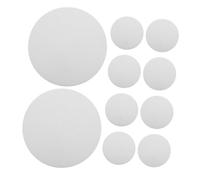 Homoyoyo 10 Pezzi Carta Isolante in Fibra Ceramica Fusione microonde Tessuto Forno per Ceramica tavola ignifuga Carta in Fibra Ceramica Materiale della Guarnizione ignifuga Bianca