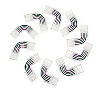 Homoyoyo 10 pezzi Connettori LED senza Saldatura Pin per Strisce Rgb Kit per Attrezzi