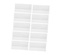 Homoyoyo 10 Pezzi Portanome Acrilico V Shaped Supporto Segnaposto Doppia Faccia per Ufficio Scuola Conferenze Ed Eventi Professionali
