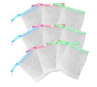 Homoyoyo 10 pezzi Sacchetti in Rete Esfolianti per Sapone Solido Cleaning Bag per Viso e Corpo Borsa Schiumogena per Sapone Fatti Mano Colori Casuali Colore Casuale Colore Casuale