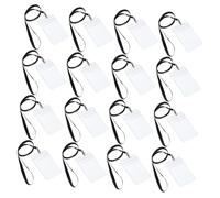 Homoyoyo 10 Set Portabadge Trasparenti con Lanyard per Studenti e Lavoratori con Clip per Ufficio e Eventi Materiale PVC Resistente e