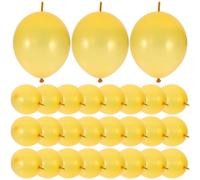 Homoyoyo 100 Palloncini in Lattice Coda Link Dorati da 10 Pollici per Decorazioni Feste di Compleanno Matrimonio e Forniture per Eventi