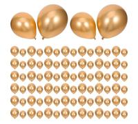 Homoyoyo 100 Palloncini Metallici Dorati Diverse Misure 12 Pollici + 10 Pollici Palloncini in Gomma per Il Ringraziamento La Festa di Compleanno La Laurea Il Shower
