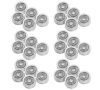 Homoyoyo 100 Pezzi Base Girevole per Accessori in Plastico e Ferro Cuscinetti Rotanti per Progetti Fai da Te come Modellismo e Costruzione di Mulini a Vento