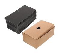Homoyoyo 100 Pezzi Carte Nere Vuote per Scrittura e Crafting Carte Index Multi per Apprendimento Intrattenimento e Collezionismo Design Elegante e Versatile per Studenti e Insegnanti
