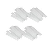 Homoyoyo 100 pezzi Copertine Protettive per Pennelli da in Plastica Bianco Confezione Proteggi Pennelli Ombretto e Contouring per Quotidiano e Viaggi