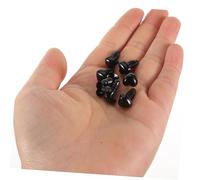 Homoyoyo 100 Pezzi Nasi Cuore Sicuri per in Plastica Nera Accessori DIY per Pupazzi Amigurumi Artigianali
