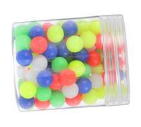 Homoyoyo 100 Pezzi Palline di plastica colorate giocattolo per lo smistamento delle palline Smorting Games palline sfuse Mini palle giocattoli di smistamento del colore contare le perline