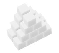 Homoyoyo 100 Pezzi Spugne per Unghie Piccole Bianche 1cm Spugnette per Nail Art e Trucco Sfumature Morbide Manicure Professionale Strumenti per Unghie Donna