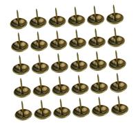 Homoyoyo 100Pcs Chiodi Rotondi Testa Grande 10X15Mm Bronzo Antico per Decorazione Mobili Imbottiti Fissaggio Documenti Progetti Fai da Te Ferro Solido