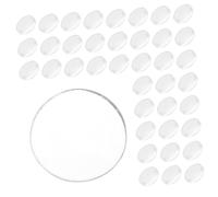 Homoyoyo 100pezzi Cabochon in Vetro Trasparente Cabochon Vetro Rotondo Pietre Adesivi Per Frigorifero Cupole Trasparente Per Artigianato Gioielli e Forniture