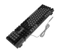 Homoyoyo 104 Tastiera Da Gioco Tastiera Dei Giocatori Tastiera Rgb Tastiera a Grandezza Naturale Tastiera Elettronica Tastiera Usb Hardware Per Giochi Per Computer Black Abs