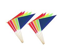 Homoyoyo 10Pcs Bandiere Colorate Per Marcatura Giardino - Indicatori Per Irrigazione e Costruzione - Ideali Per Cortile e Progetti Di Giardinaggio Dimensioni Pratiche Facili Da