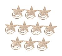 Homoyoyo 10Pcs Forcine Spirale a Forma Di Stella Per - Accessori Eleganti Per Acconciature Da Sposa e Feste - Oro