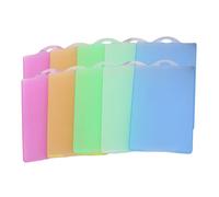 Homoyoyo 10pezzi Custodie Protettive Per Identificative Badge Traslucido Per Tesserini Autobus Buste Biglietti Visita Sicure e Durevoli