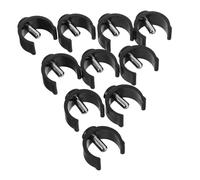 Homoyoyo 10pezzi Perni Per Stampelle in Acciaio e Plastica Fermagli Per Tubi Di Deambulazione Morsetti Forma Di c Antiscivolo Sostituzione Per Clip Per Tubo Walker Connettore Per Tubi